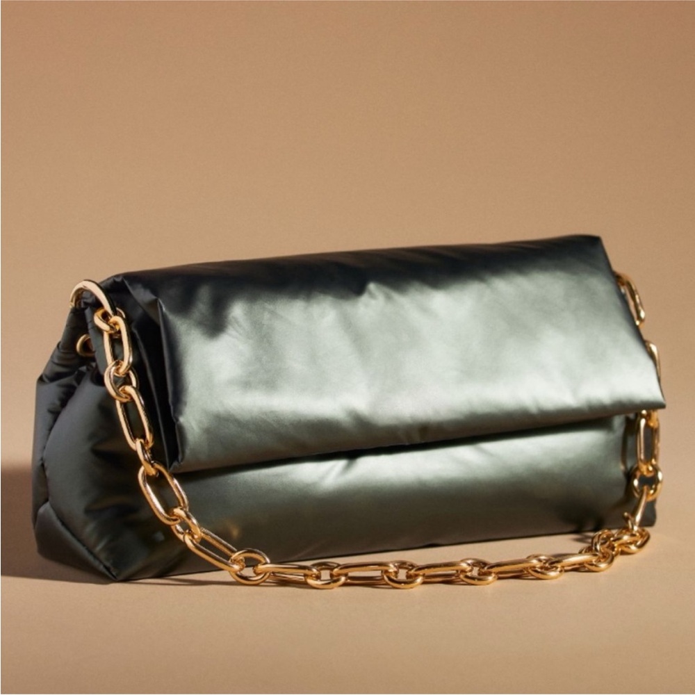 NWT Anthropologie Puff Shoulder Bag Purse